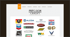 Desktop Screenshot of precisioncanopy.com